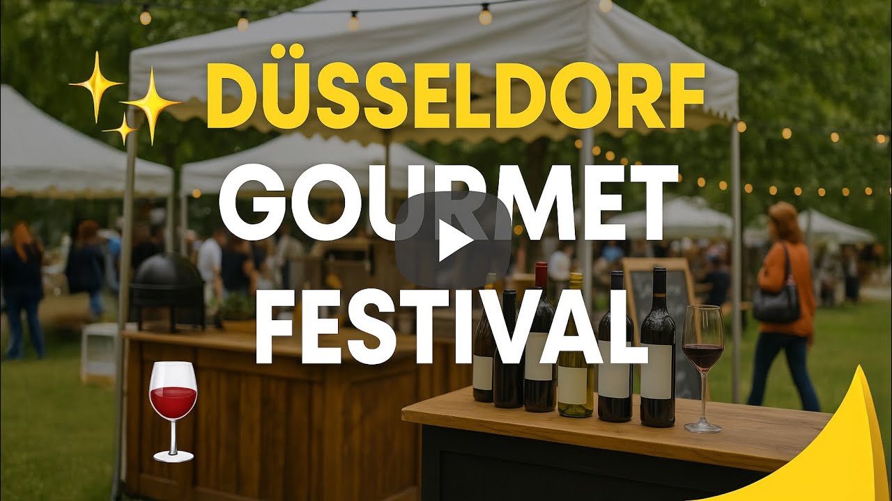 Düsseldorf Gourmet Festival 2025 | Street Food, Wein & Genuss auf der Königsallee