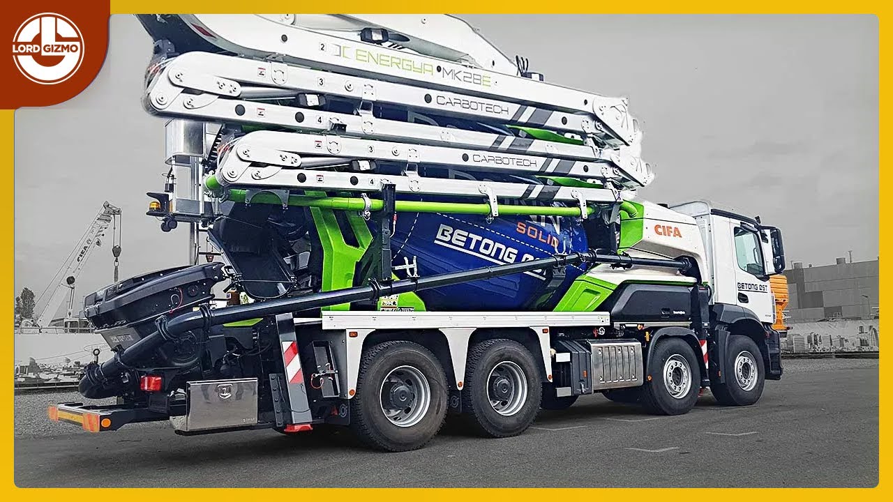 LOS Camiones Y Bombas de Cemento Más Potentes DEL MUNDO