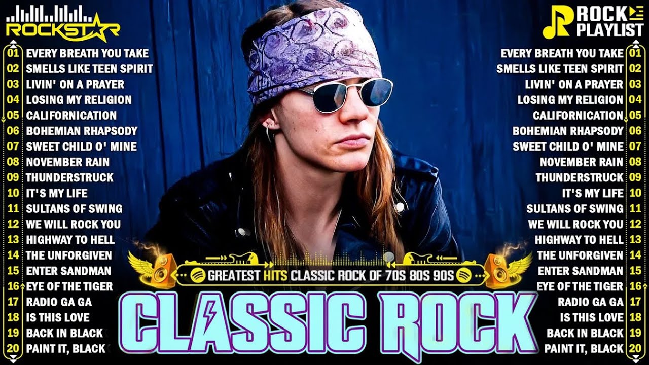 The Ultimate Rock Collection: Major Hits of AC/DC, Metallica, Queen 🎸 Classic Tunes