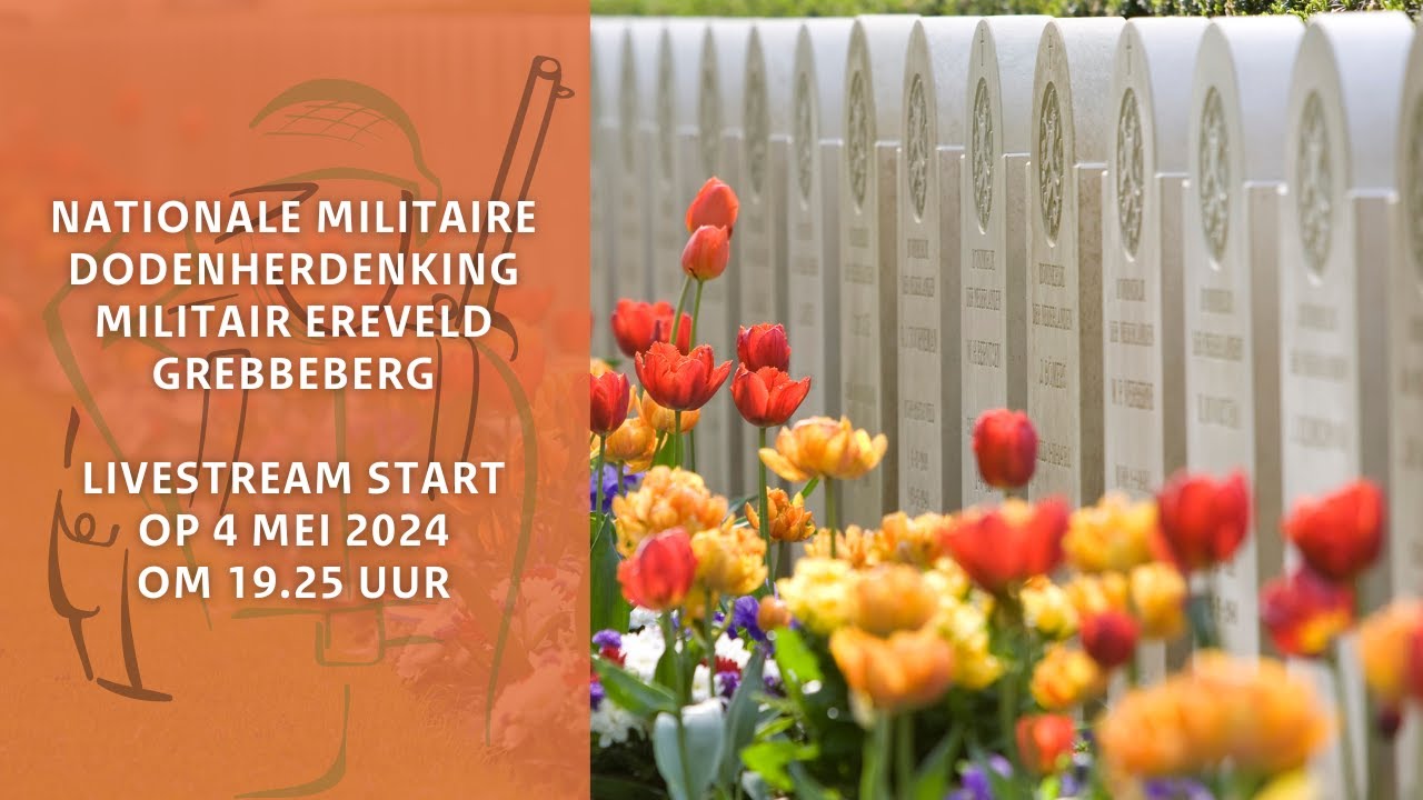 Nationale Militaire Dodenherdenking Militair Ereveld Grebbeberg 4 mei 2024
