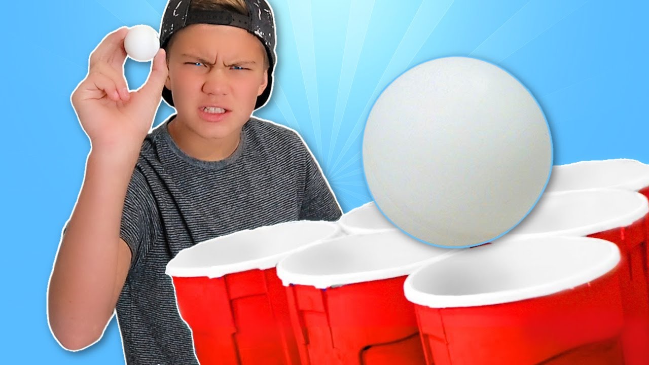 GIANT Cup Pong with PUNISHMENTS!