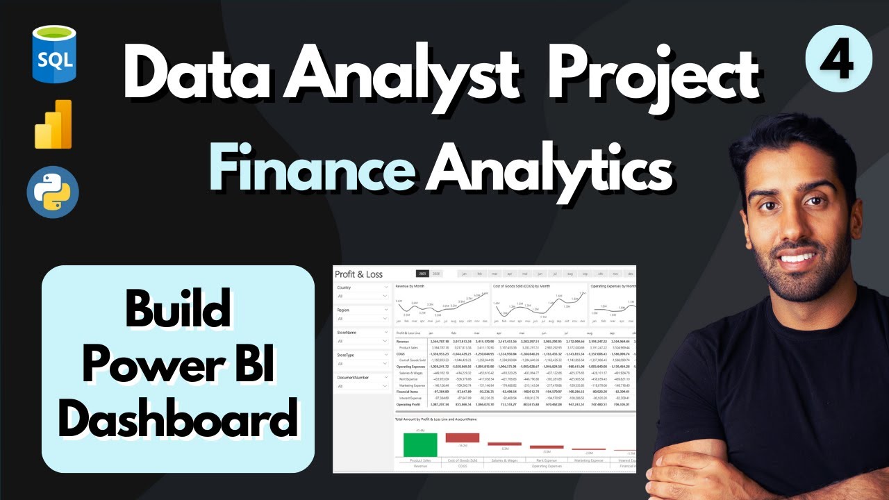 Создавайте готовые к использованию руководителям аналитические панели по финансам (Power BI).