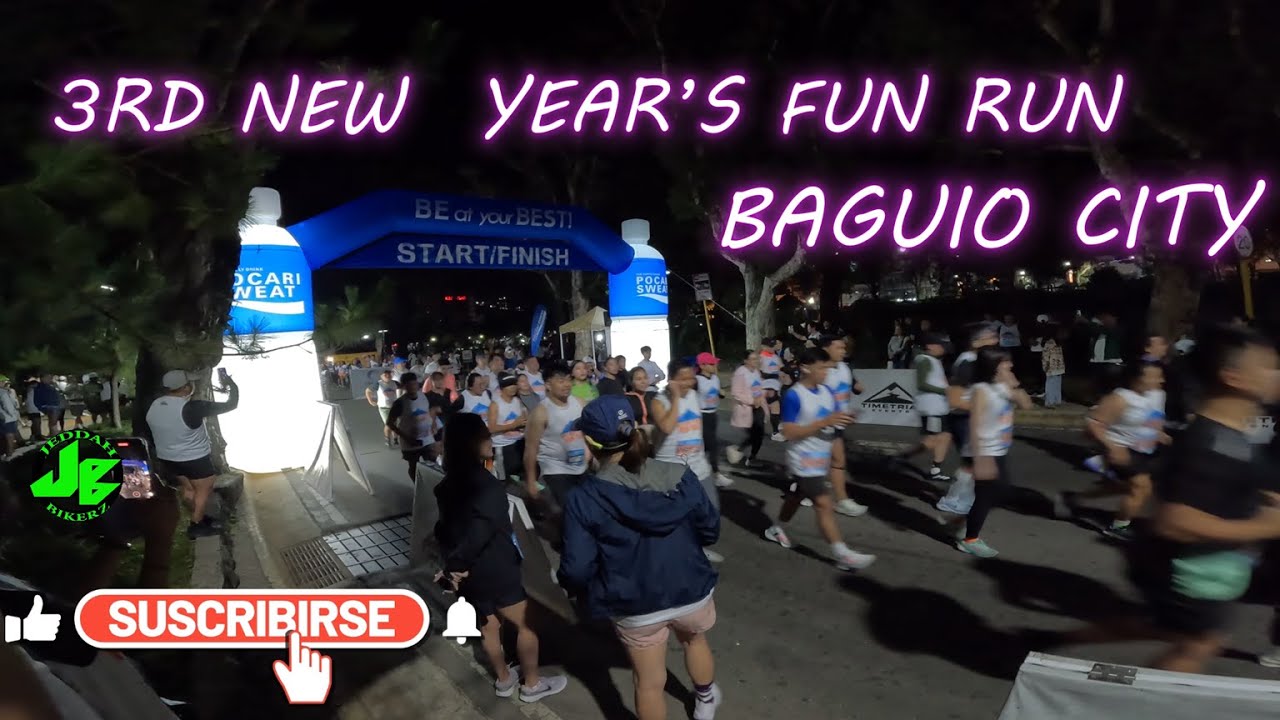 3-й новогодний забег | 4K UHD @ 60 кадров в секунду | #Багио Сити #Филиппины #Путешествия #mtb #т...