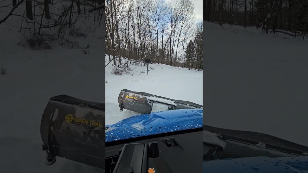 Demonatrating KFI's Open Trail with power angle paired to a Ranger 1000xp