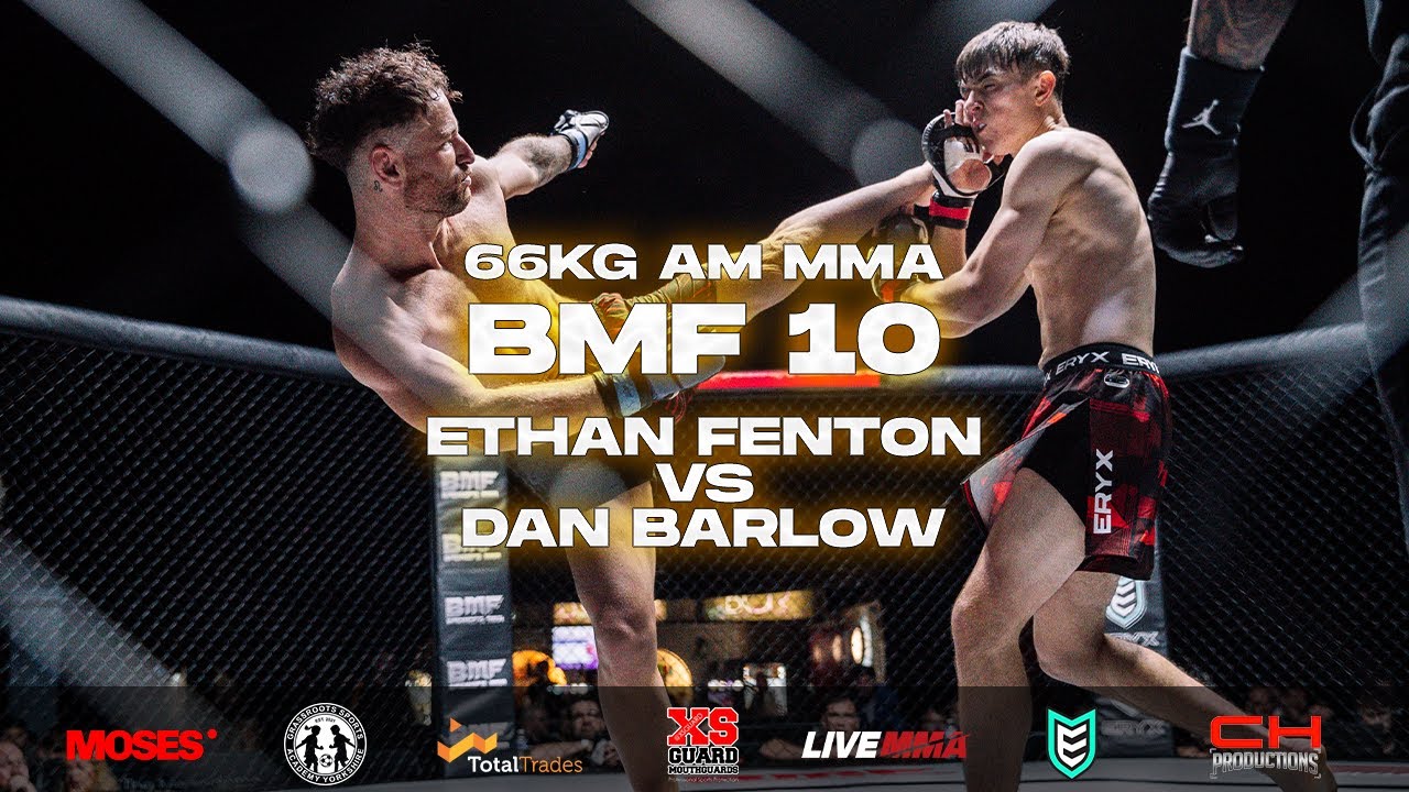 BMF 10 | Ethan Fenton vs Dan Barlow | Amateur Featherweight MMA