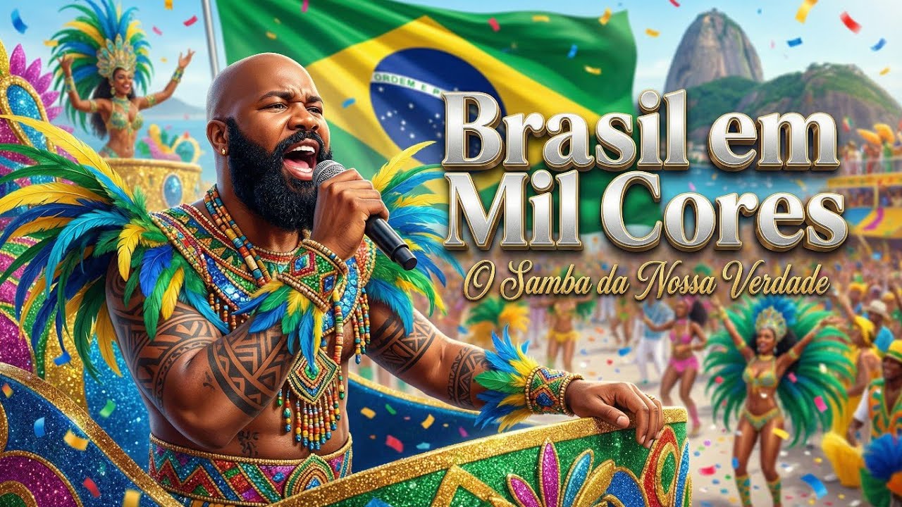 Brasil em Mil Cores – O Samba da Nossa Verdade #Carnaval2026#MeuBrasil#SambaEnredo#ExplodeCoração