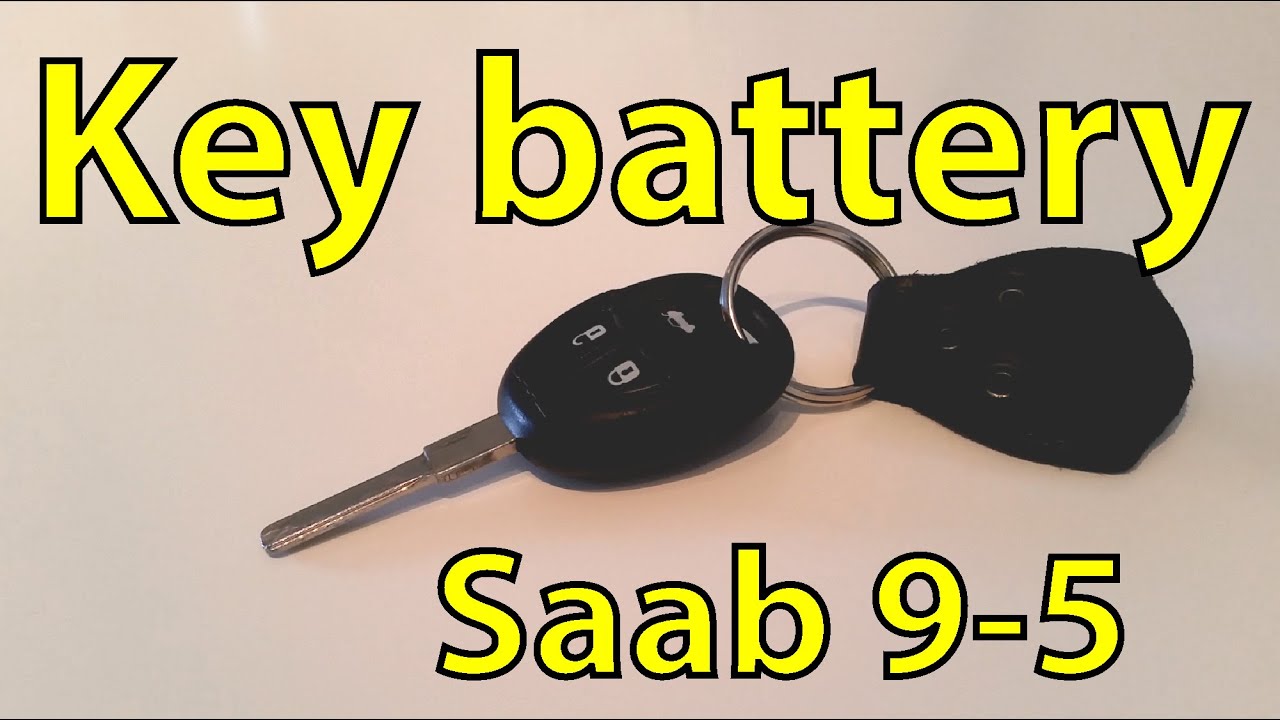 Saab 9-5 DIY: Replacing the Key Remote Battery - Trionic Seven Quick Tip