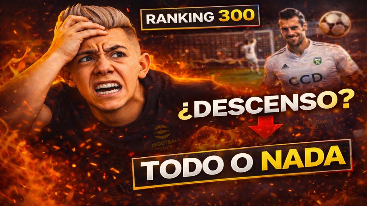 ESTABA A UN PARTIDO DEL DESCENSO… Y PASÓ ESTO 😱🔥 | eFootball 2025