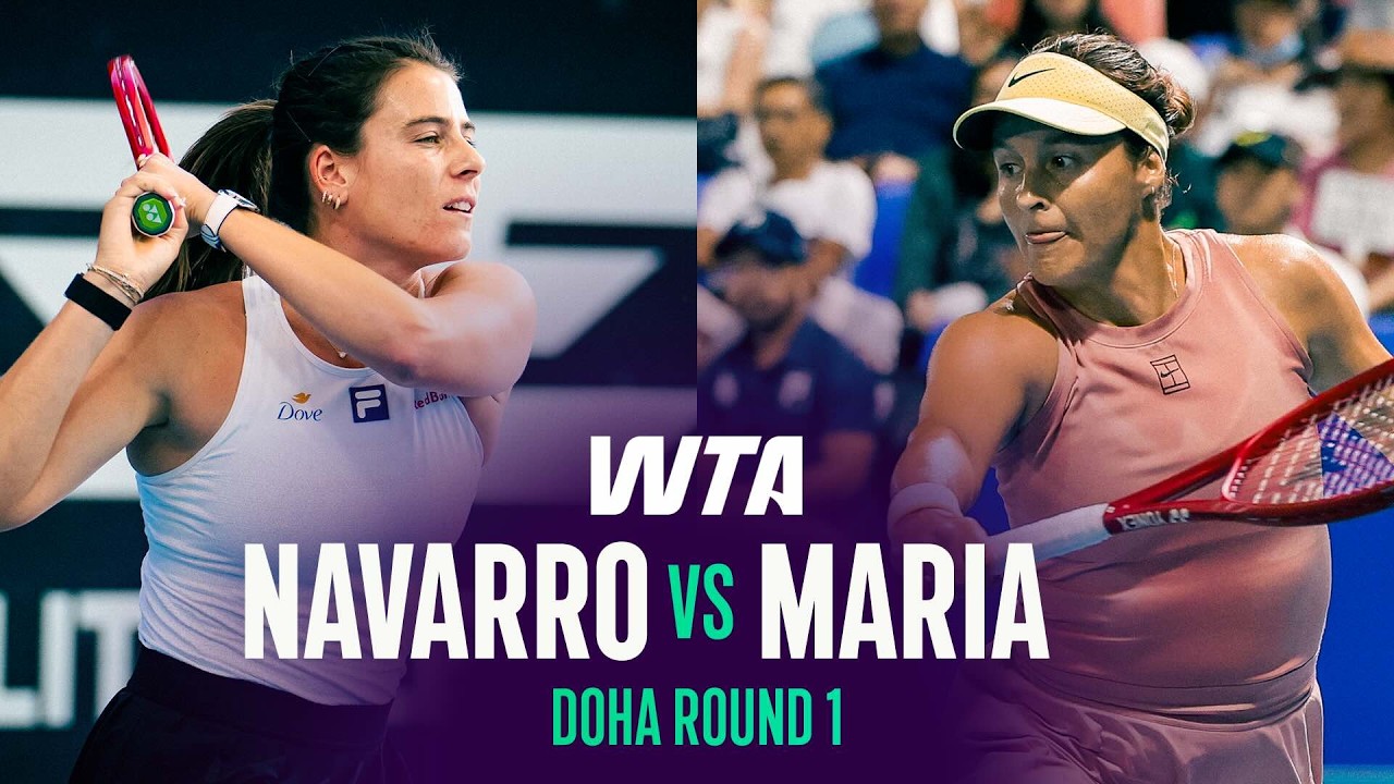 Emma Navarro vs. Tatjana Maria | 2026 Doha Round 1 | WTA Match Highlights