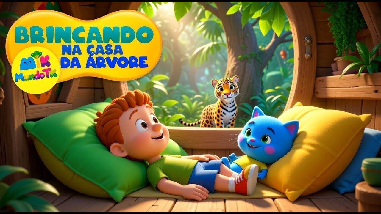 Brincando na Casa da Árvore 🌳 | Desenho Infantil na Amazônia | TK e Zung | Mundo TK