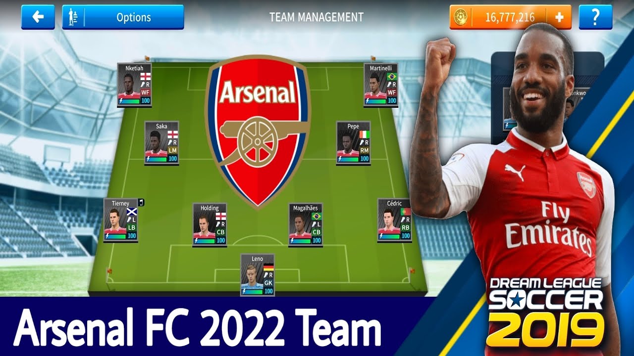 How To Create Arsenal FC 2022 Team in Dream League Soccer 2019