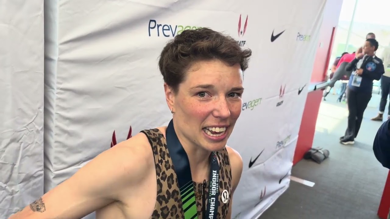 Nikki Hiltz wins her 7th straight USATF 1500m title -2026 USA Indoors