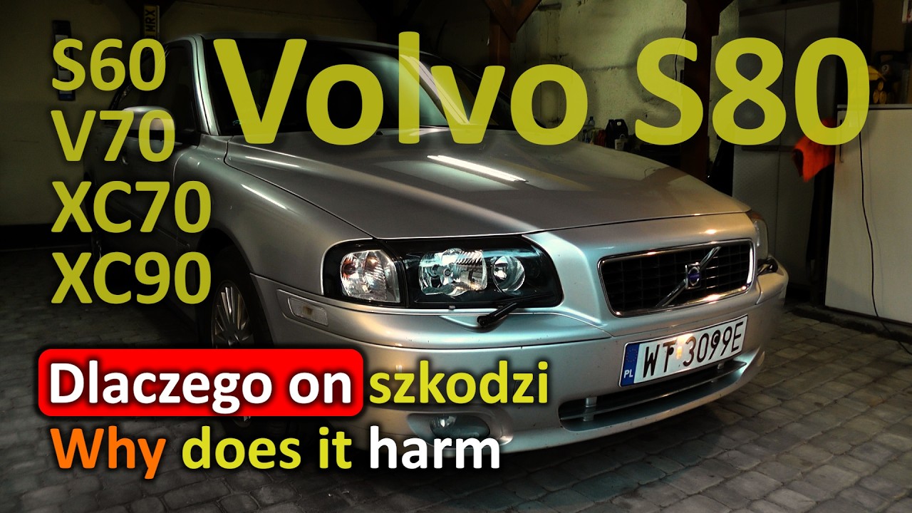 Volvo S80 Intake pipes cleaning because EGR valve Czyszczenie przewodów dolotowych powód zawór EGR