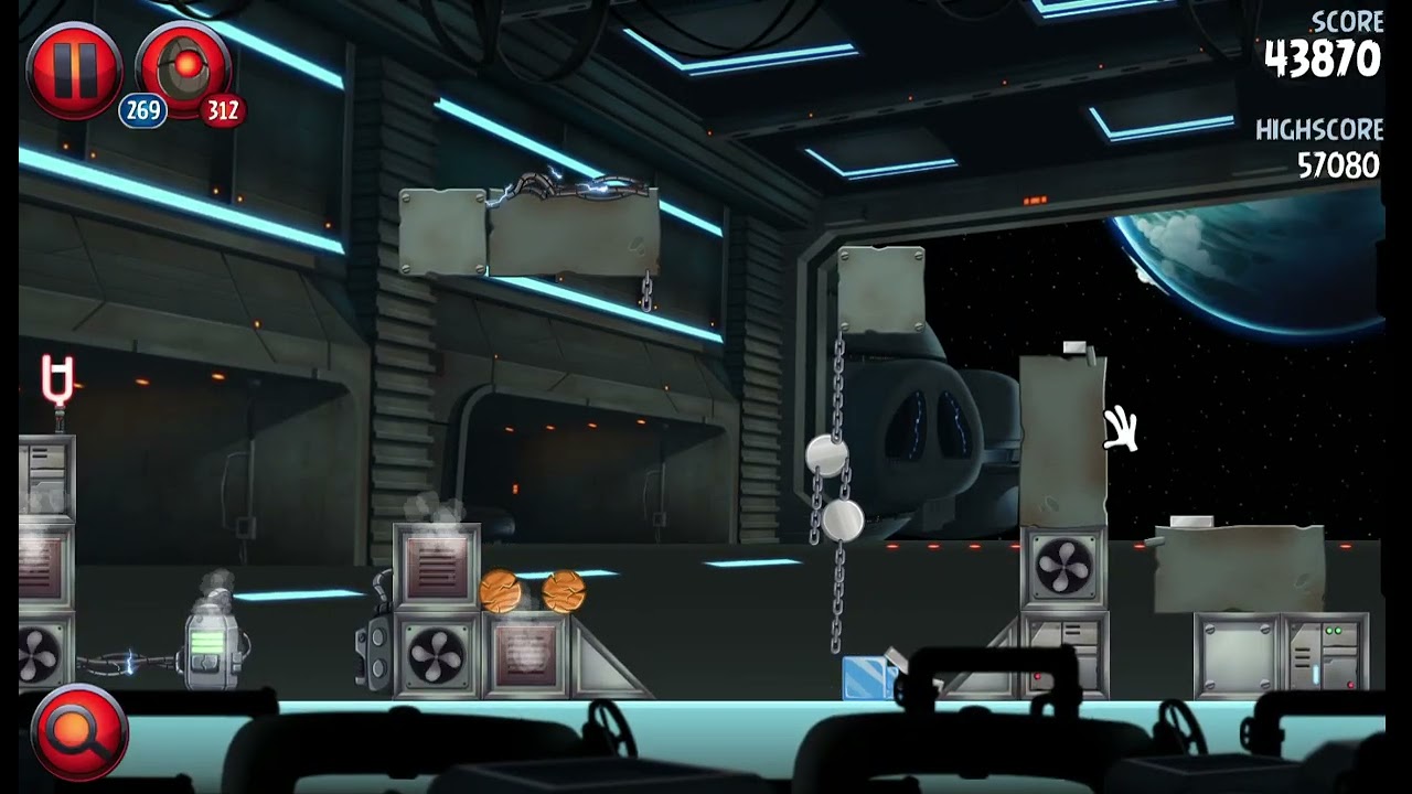 Is it possible to beat Angry Birds Star Wars II Naboo Invasion (pigs) without using their abilities?