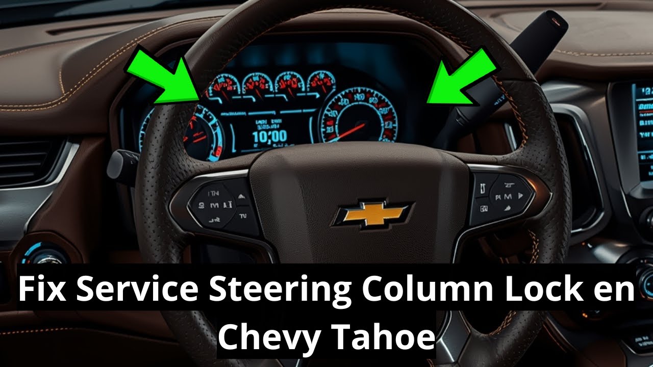 How to Fix Service Steering Column Lock en Chevy Tahoe?