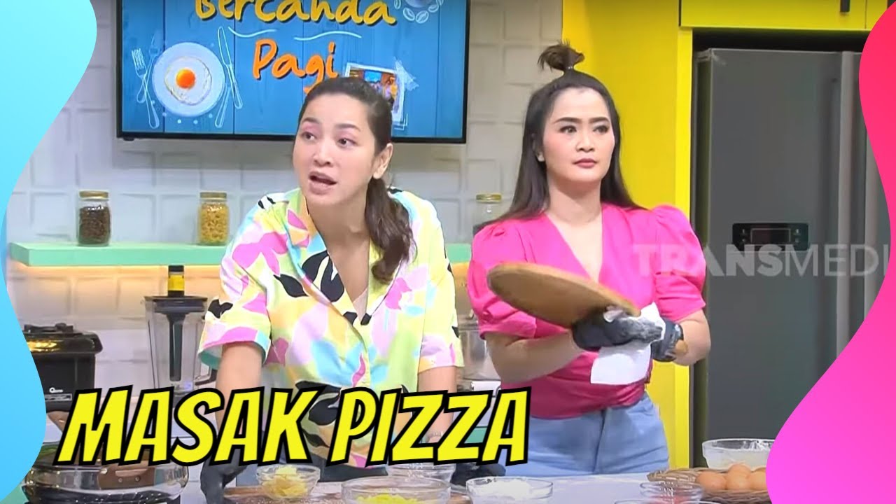 Hesti dan Vega Ditantang Masak Pizza Jagung Dalam Waktu 5 Menit | BERCANDA PAGI (06/06/22) Part 6