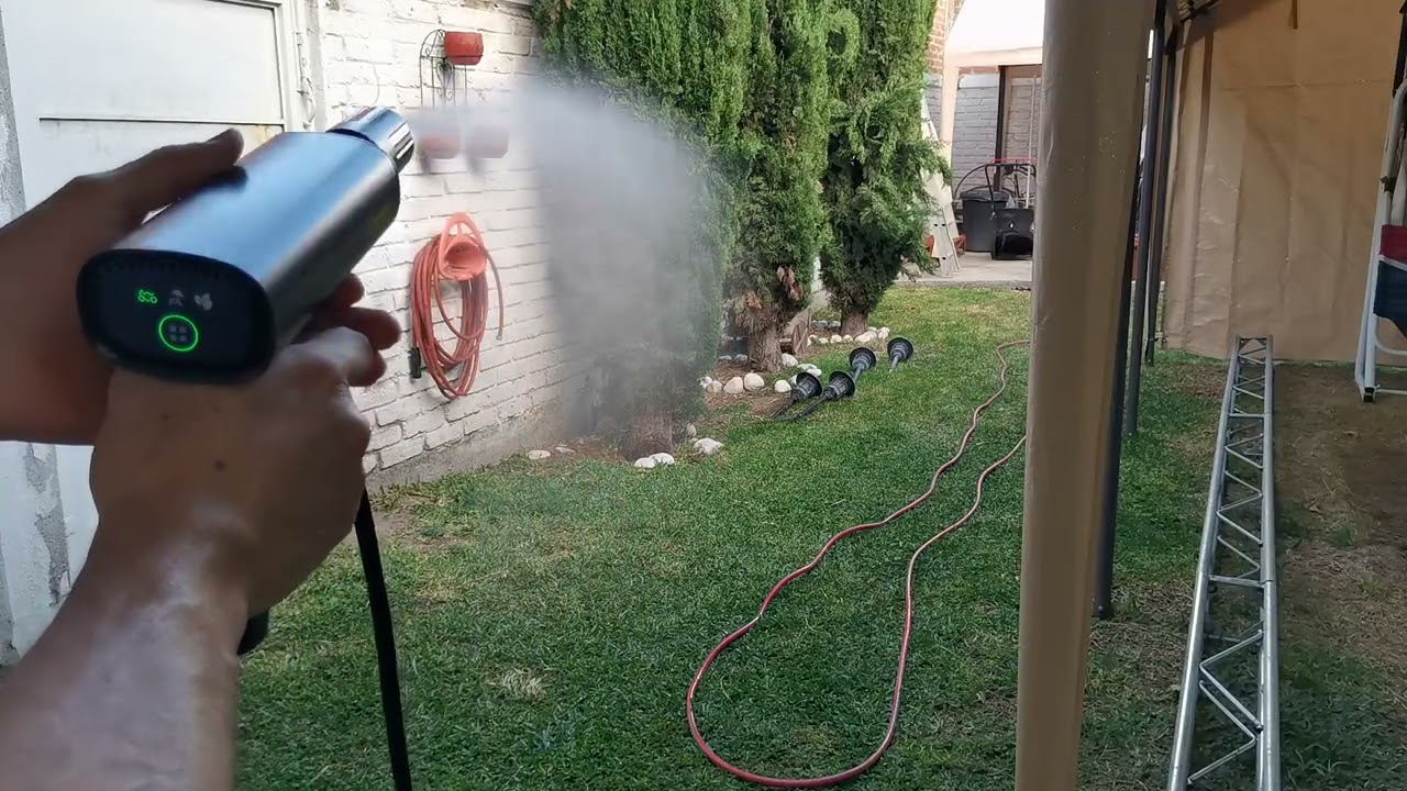 Probando la Hidrolavadora portátil Fanttik K100 Flip
