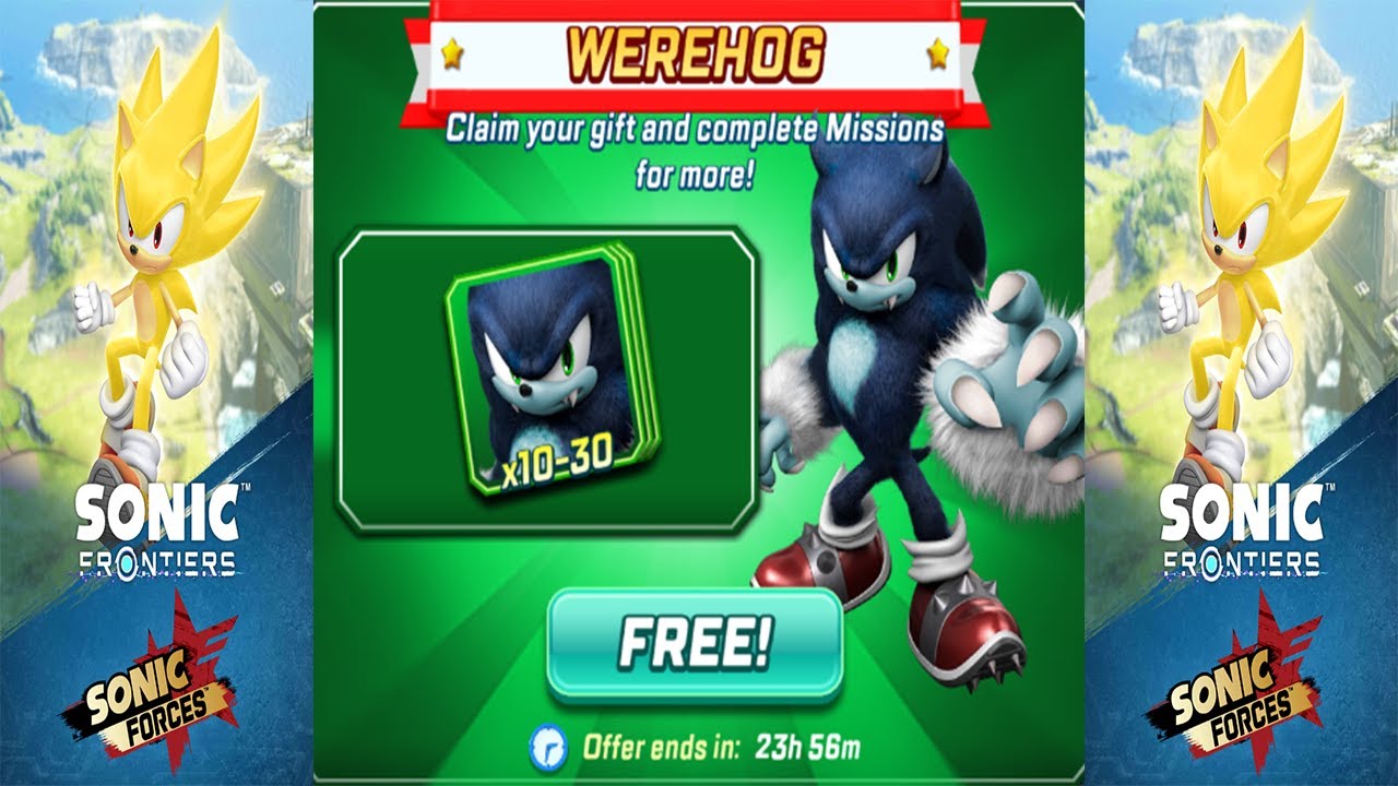 Sonic Forces - New Character Event Halloween Recap Werehog Free Cards Treasure Hunter Knuckles Game