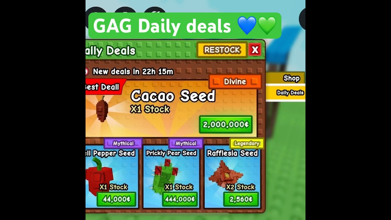 Grow garden 💚daily best deal 10.20.2025 