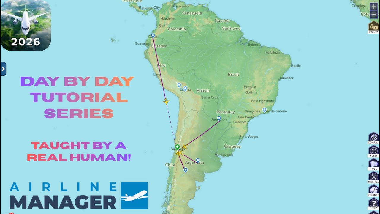 Airline Manager 4 / Day 1 Tutorial