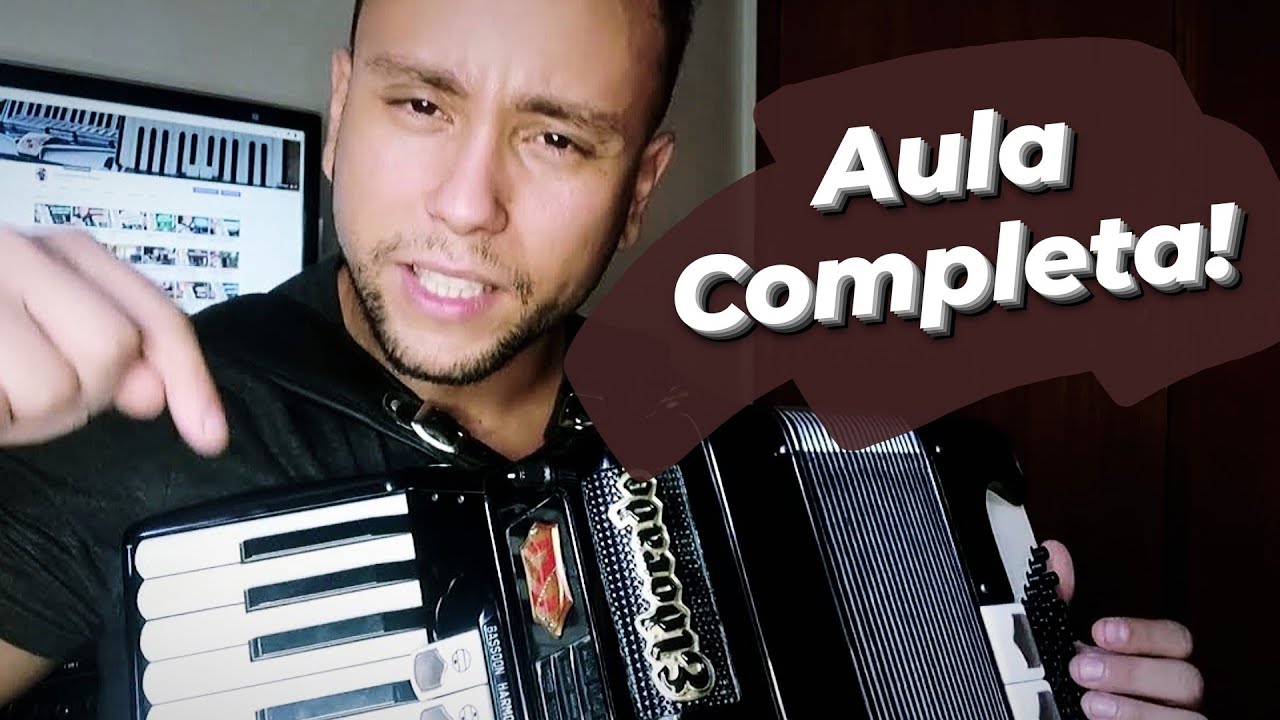 Como tocar SAUDADE DA MINHA TERRA (Completa - Paulo Siqueira) - Aula de Acordeon