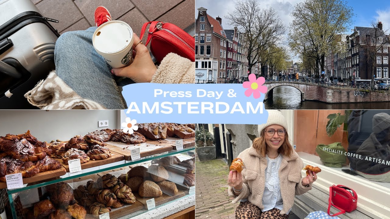 Press Day & Amsterdam VLOG(R) 🥐 Première fois sans Charlie ! 😱