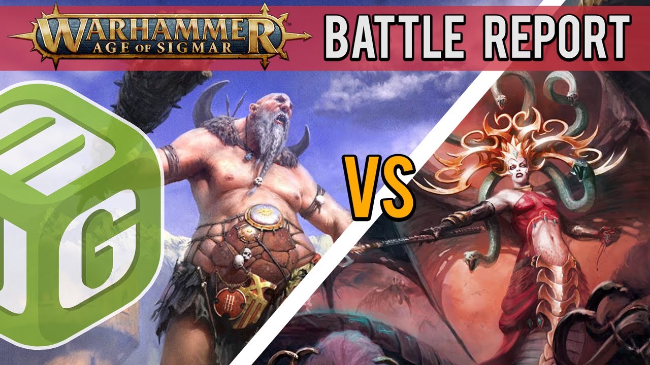 Sons of Behemat vs Daughters of Khaine Age of Sigmar 4th Edition Battle Report Ep 10