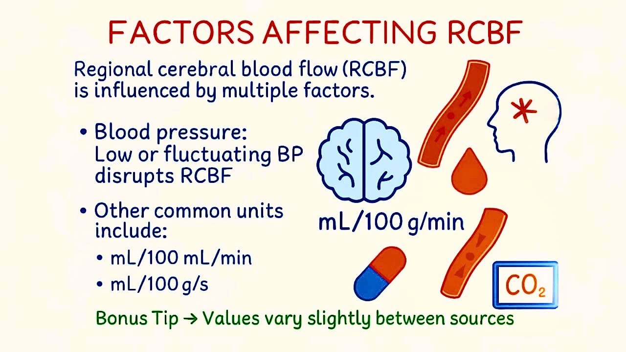 "Cerebral Blood Flow Control 🔍 6 Major Factors You Must Know | RCBF Explained"