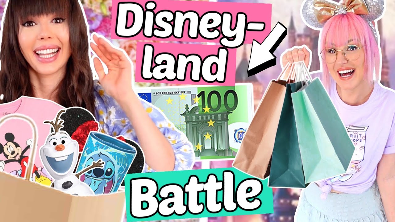 100€ und 1 Stunde Zeit im Disneyland ⚡️ Shopping Challenge | ViktoriaSarina