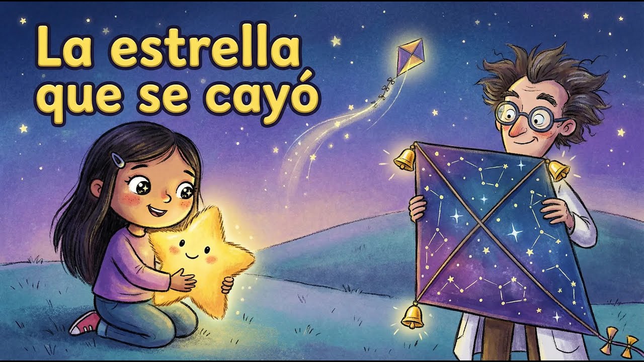 La estrella que se cayó ✨🌟 | Cuento infantil (3–9 años) sobre amistad y valentía