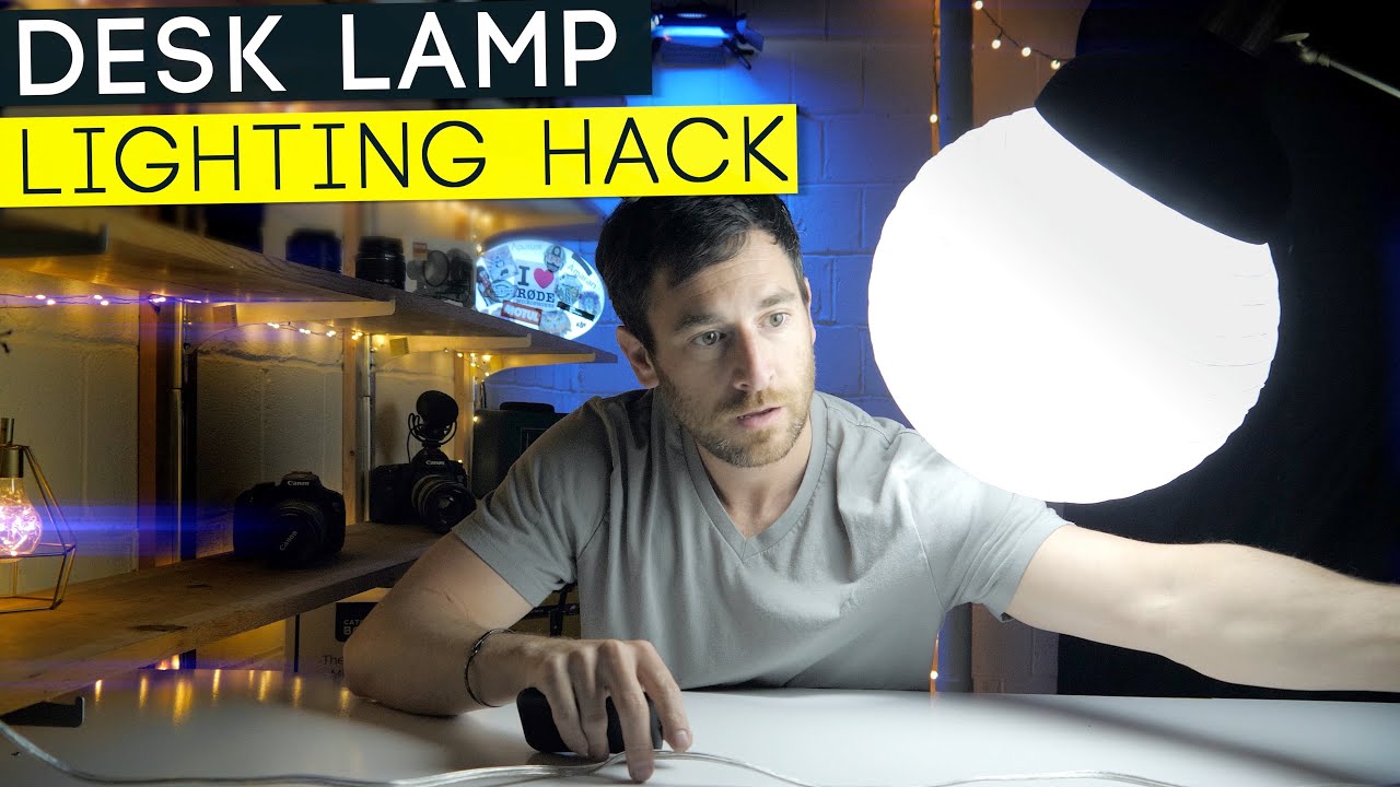 DESK Lamp As a Video Light?? | DESK LAMP HACK