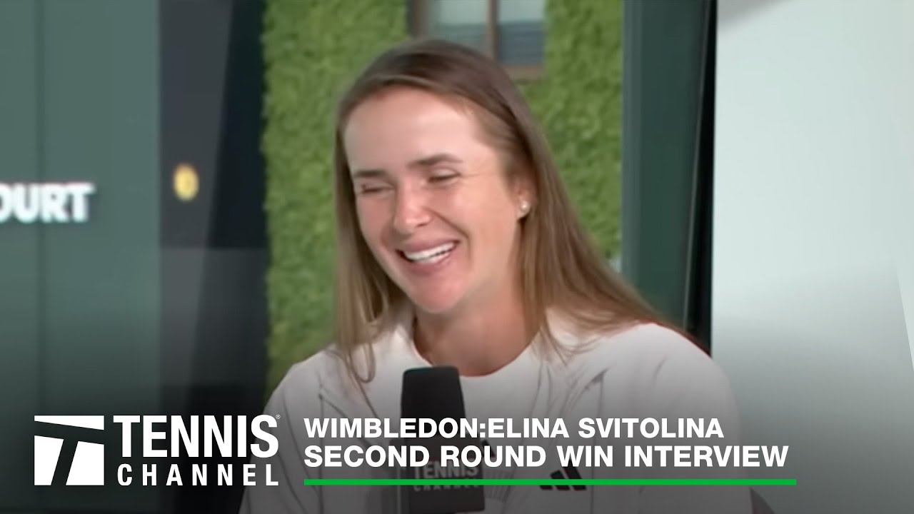 Elina Svitolina on Changes to Game Since Maternity Leave | 2023 Wimbledon Second Round Win Interview