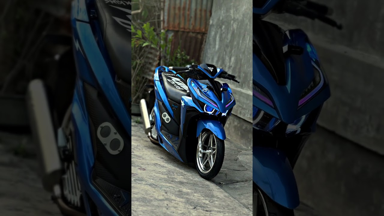 Honda Click Blue | ctto:bossajsonic #vario #hondaclick