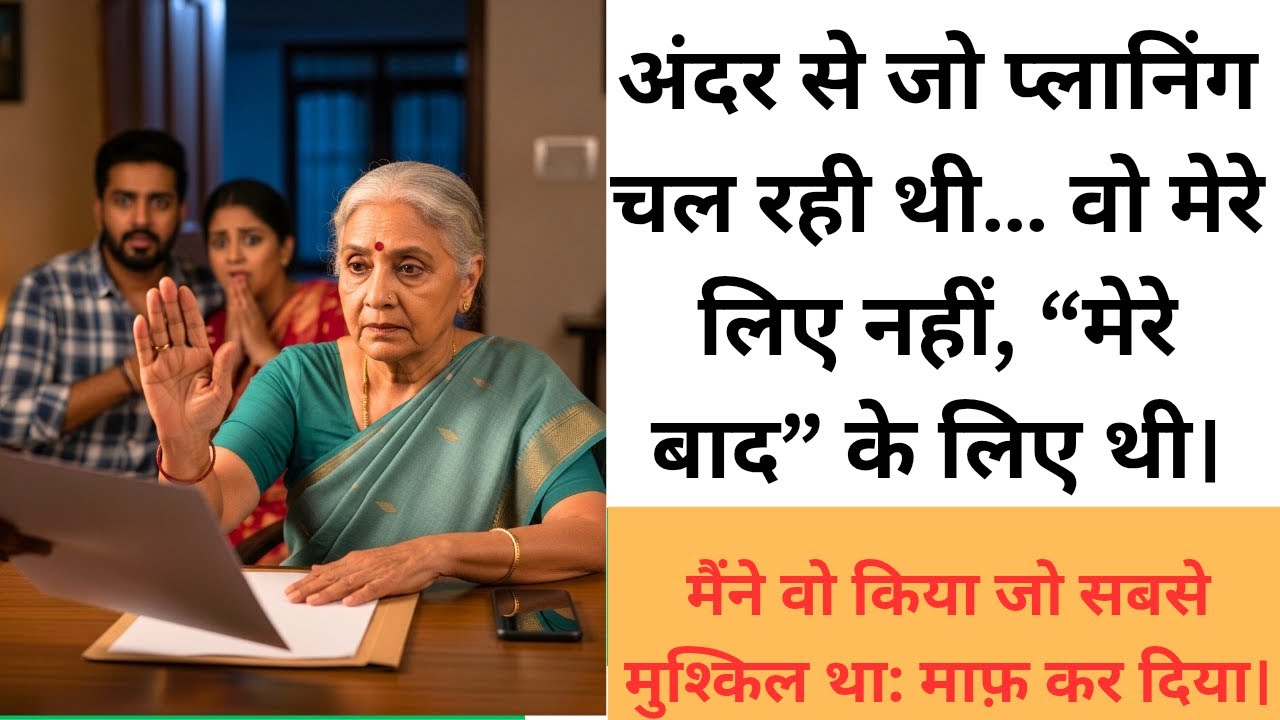 खिड़की से जो सुना… उसी रात मैंने अपने ही बेटे का “खेल” पलट दिया