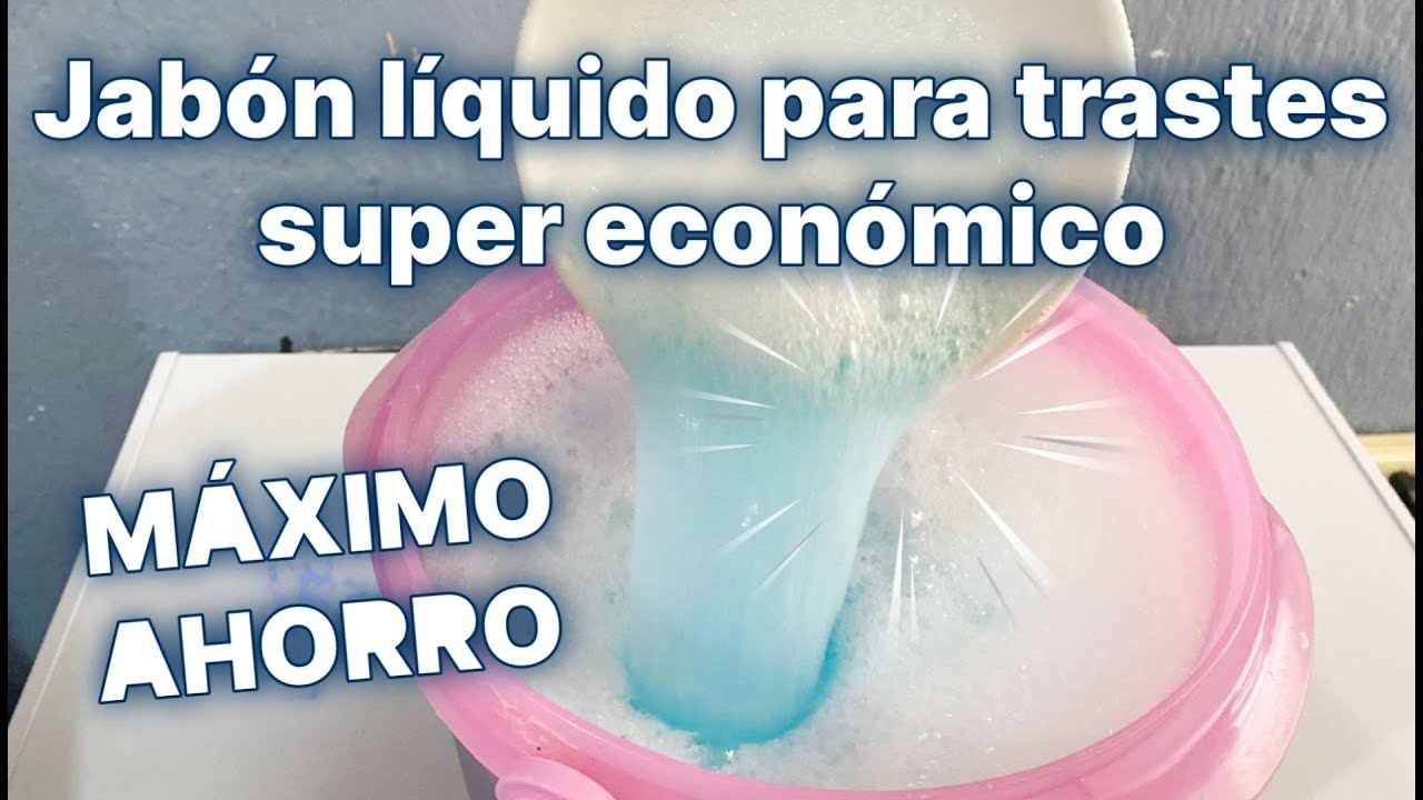 Jabón líquido para trastes súper económico - MAXIMO AHORRO