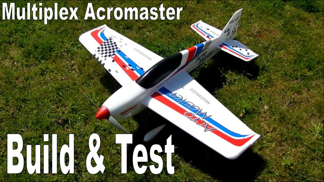 RC Plane - Multiplex Acromaster - Build & test