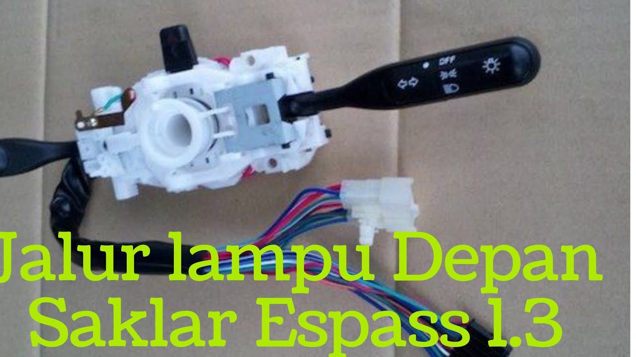 Cek jalur lampu depan mobil espass