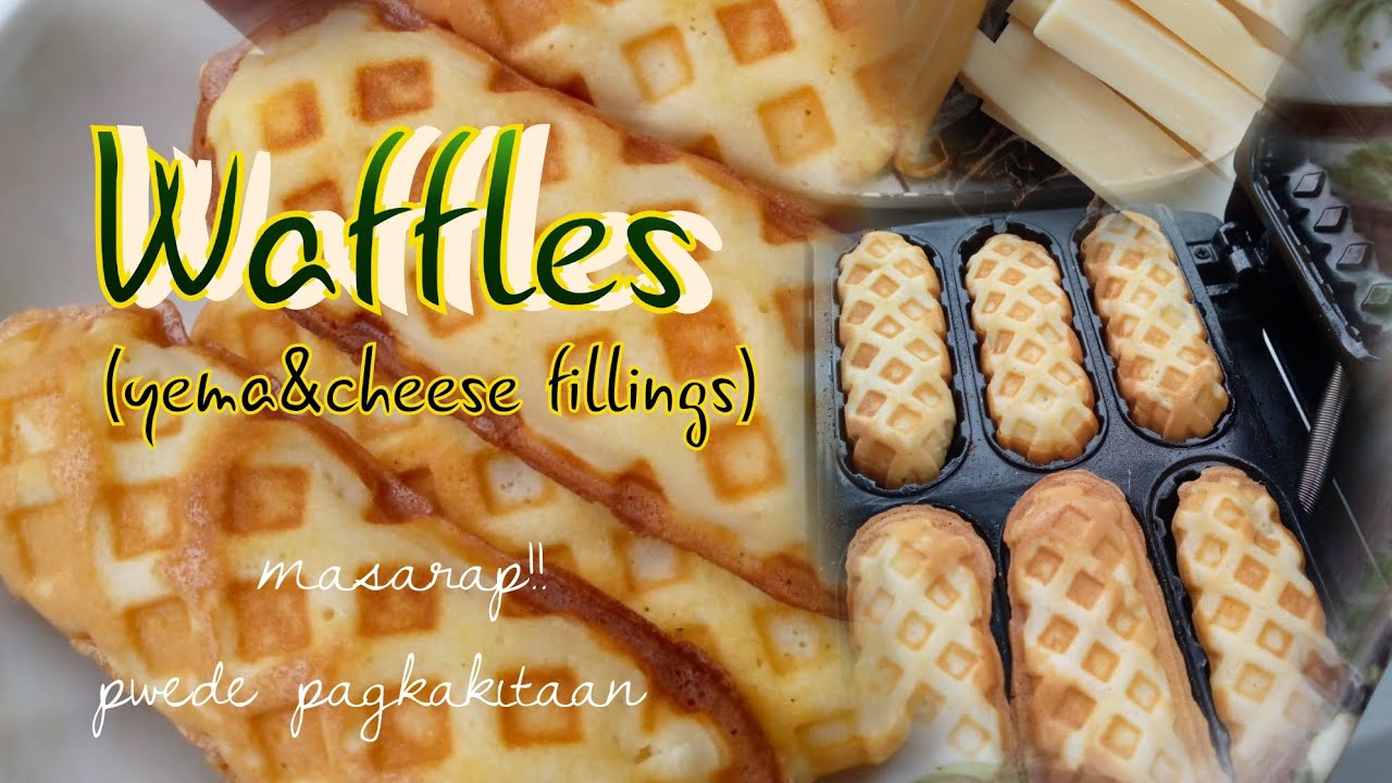 How to make waffle with yema and cheese filling|by Khim's kakanin #khimskakanin #howtomakewaffle