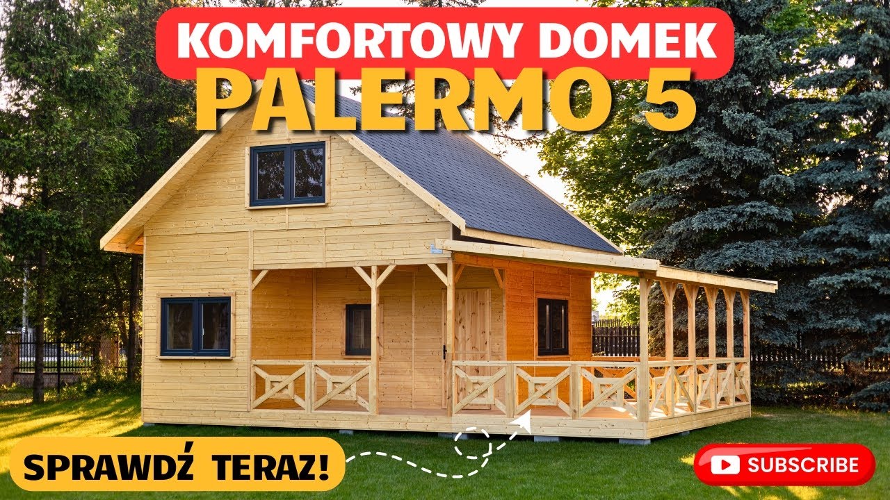 Domek Letniskowy 35 m2 z Tarasem 18 m2 - Model Palermo 5