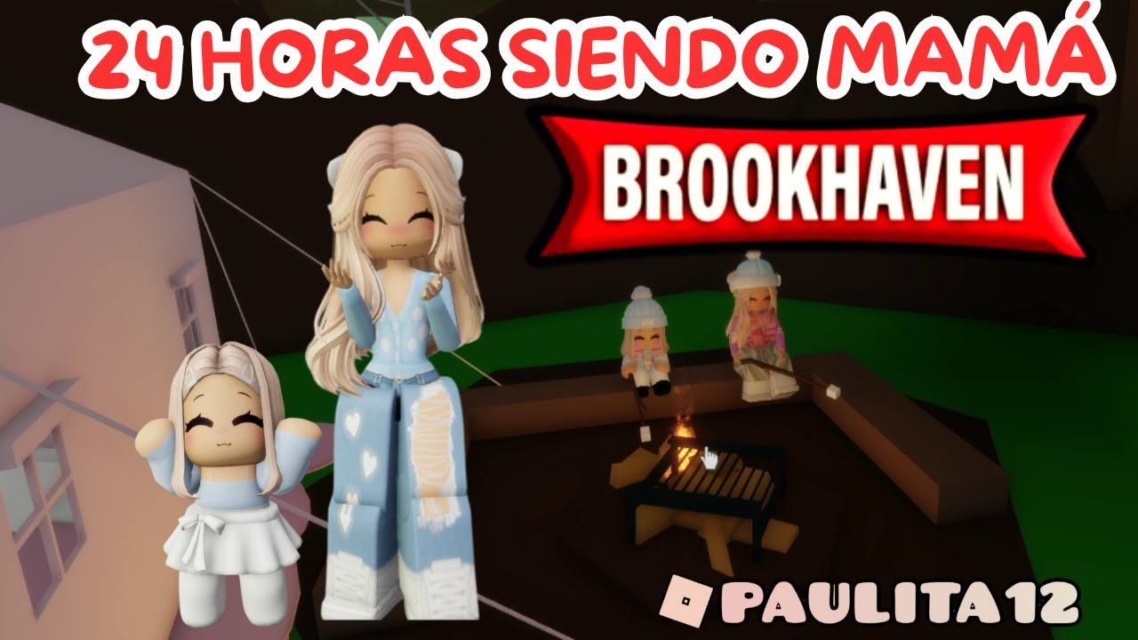 24 HORAS SIENDO MAMA DE TAINY EN BROOKHAVEN #PAULITA12 #roblox