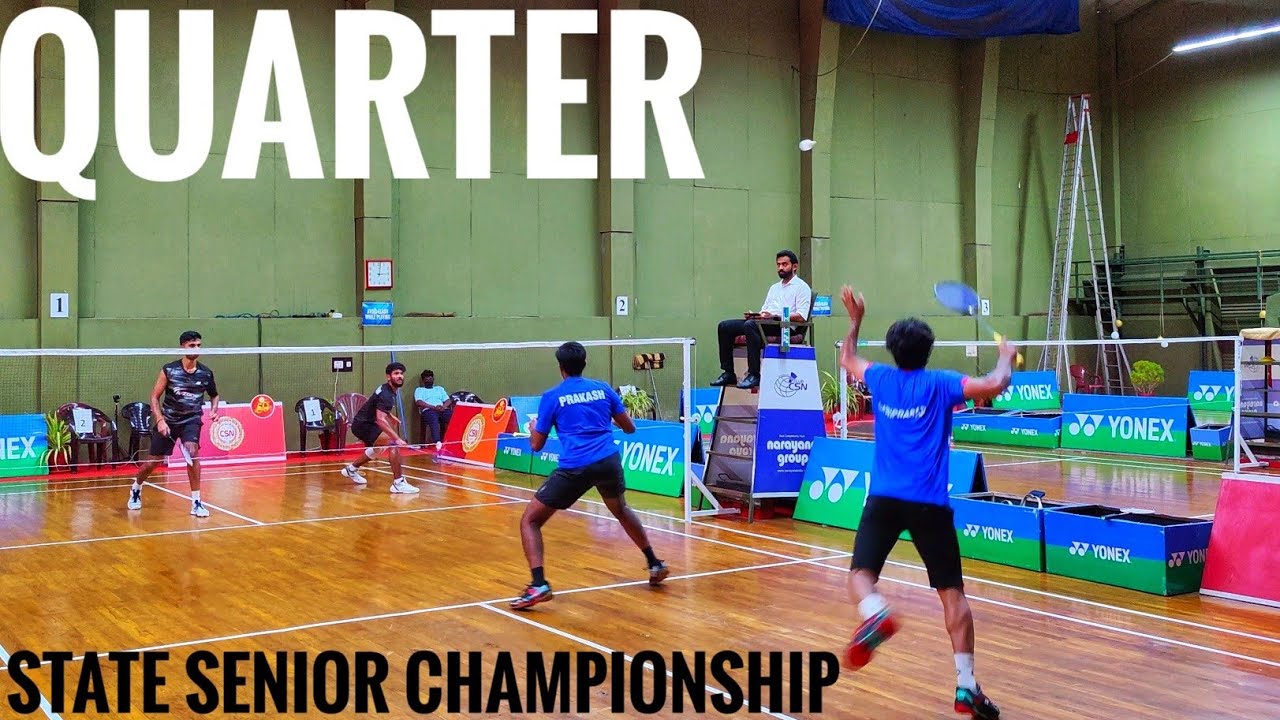 ROHIT/VISHNU Vs HARI/UDAYPRAKASH:QUARTER:YONEX SUNRISE ALL KERALA SENIOR BADMINTON CHAMPIONSHIP 2023
