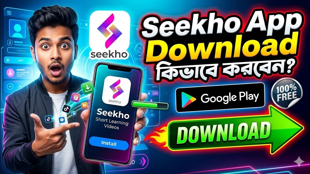 Seekho App download Kivabe kare | How To Download Seekho App
