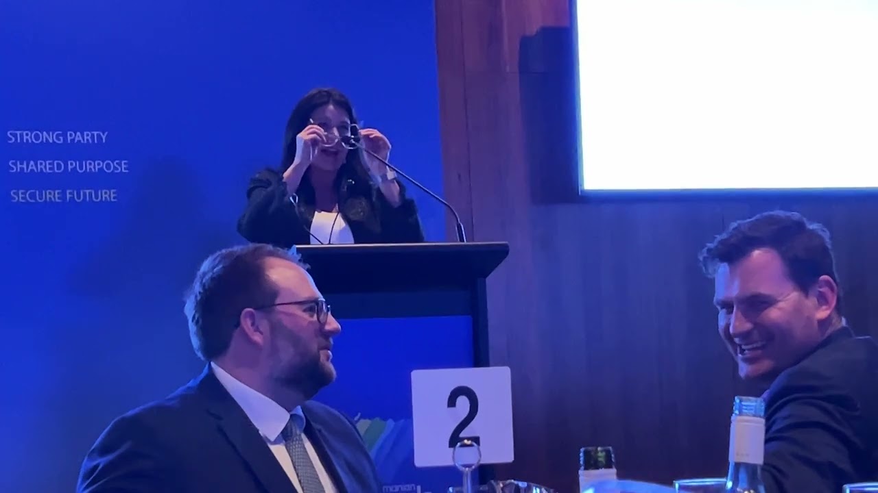 Great to get the chance to introduce Senator the Hon Jane Hume at a recent Gala Dinner