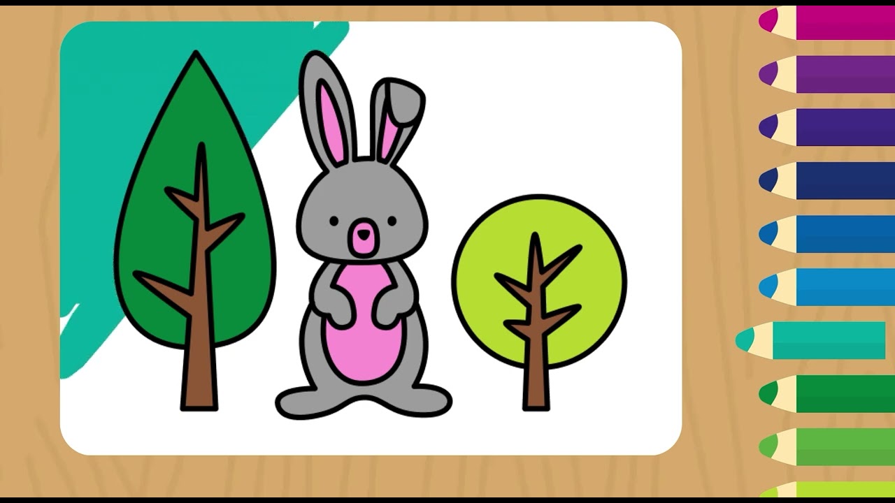 Coloriamo il coniglio #coloriamoinsieme