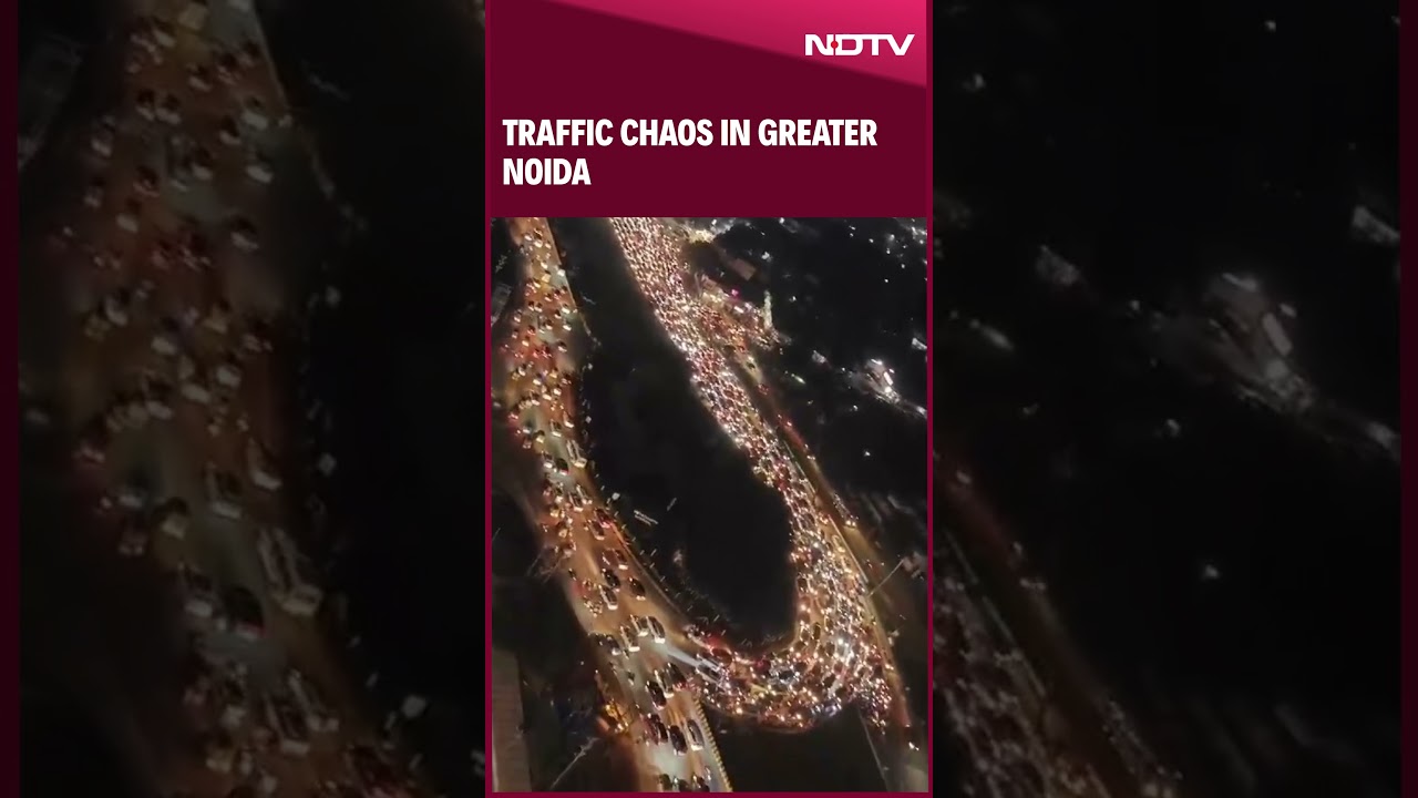 Greater Noida News | Traffic Jam Strikes Greater Noida