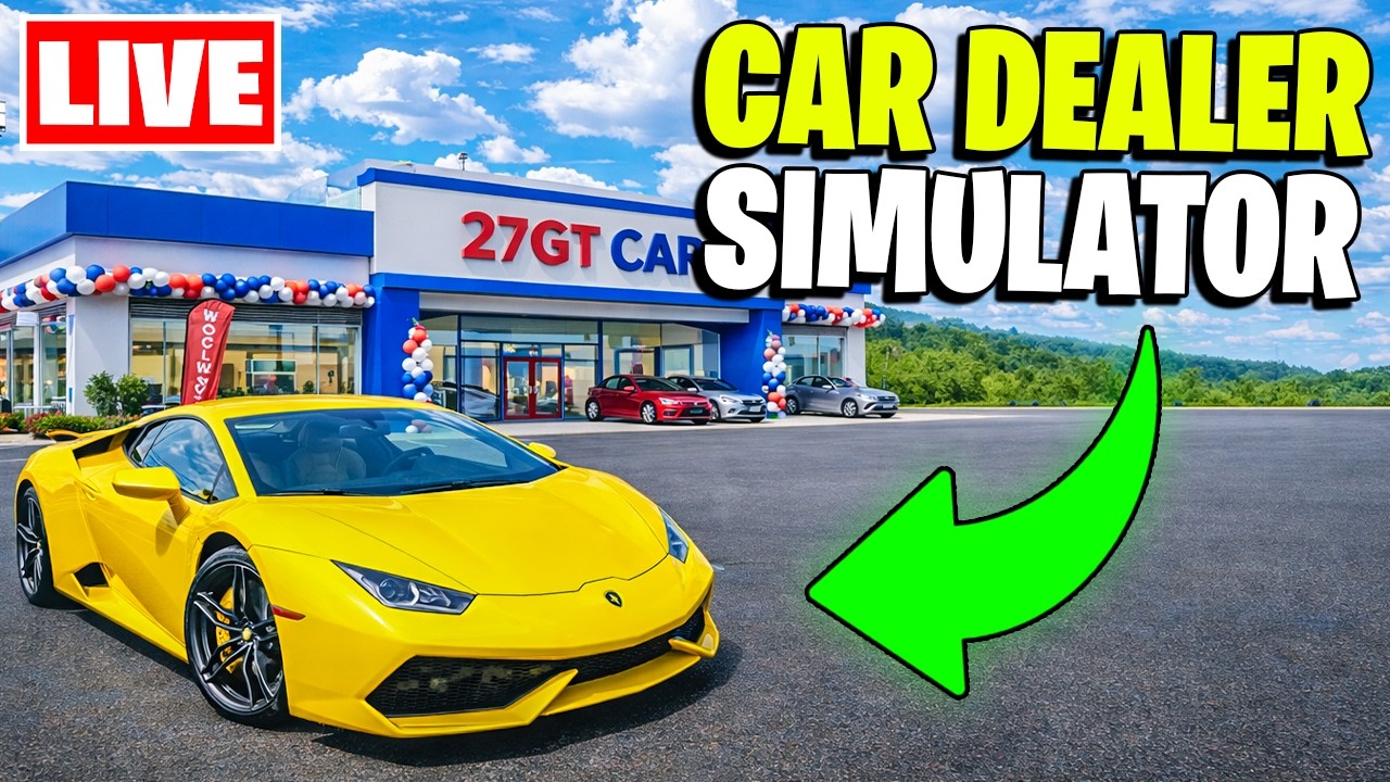 Let’s Play Car Dealer Simulator 🚗 Buying, Selling & Profit! | Weekend Live Stream