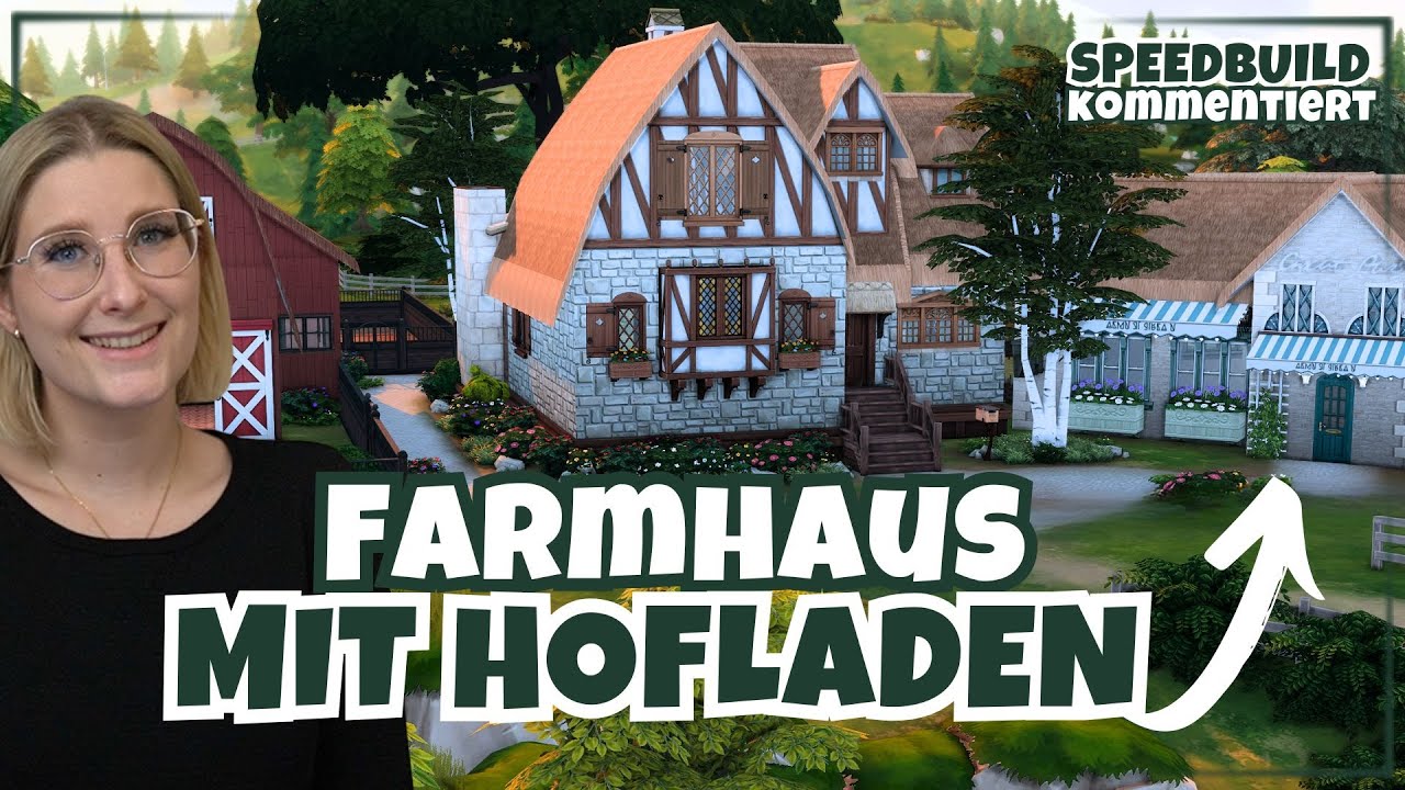 Cozy Farm mit kleinem Hofladen und Platz f&uuml;r viele Tiere | Sims4 Teen Runaway Landliebe | Insanedra