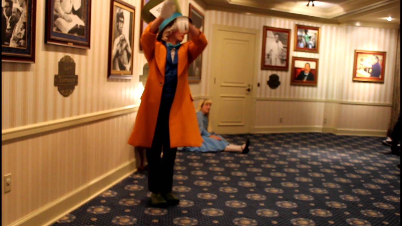 Alice and Mad Hatter in Great Moments with Mr. Lincoln