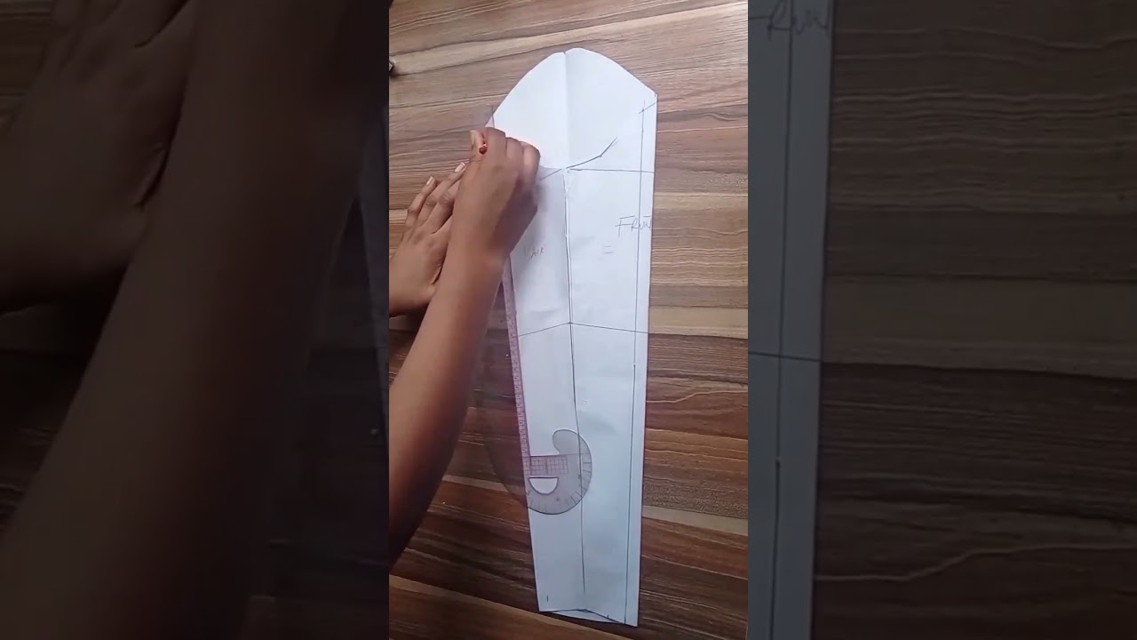How to Draft a Blazer Sleeve (2 Piece) | Pattern Making. Watch FULL TUTORIAL in the channel