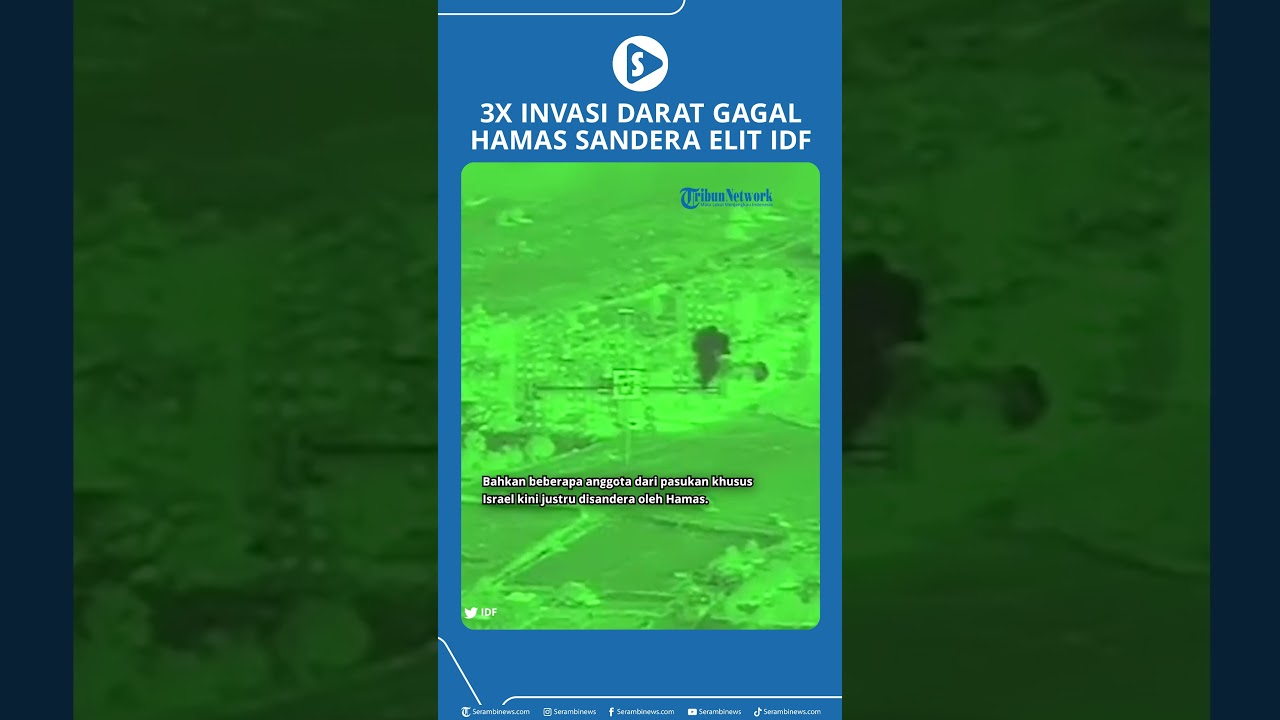 3 Kali Invasi Darat Israel Gagal, Hamas Sandera Elite IDF